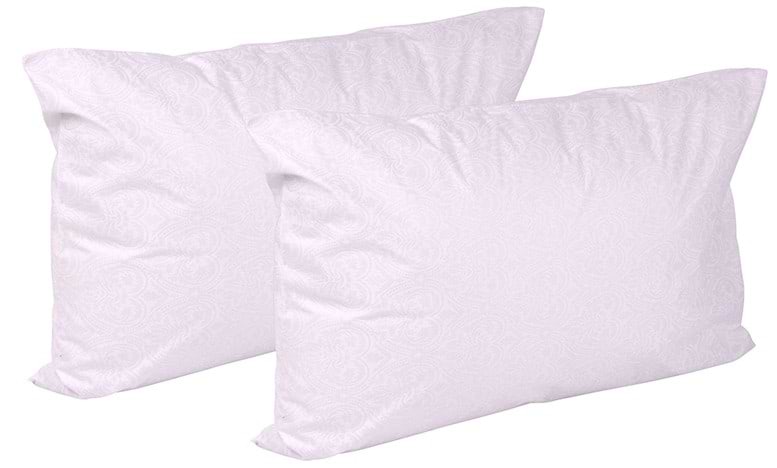 Купити Наволочка Руно 50х70 см бязь 2 шт. Білий вензель (35.114Г_білий вензель_Н) - Фото 1 Наволочка Руно 50х70 см бязь 2 шт. Білий вензель (35.114Г_білий вензель_Н) - Фото 1