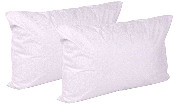 Фото - Наволочка Руно 50х70 см бязь 2 шт. Білий вензель (35.114Г_білий вензель_Н)