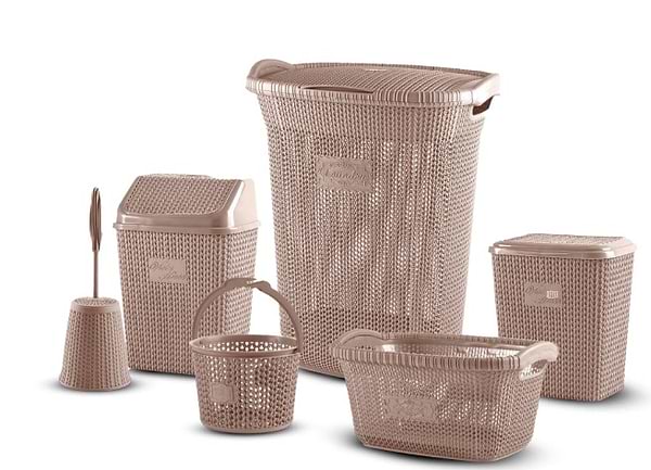 Фото - Корзина для белья VIOLET HOUSE 1007 Виолетта Cappuchino 45 л