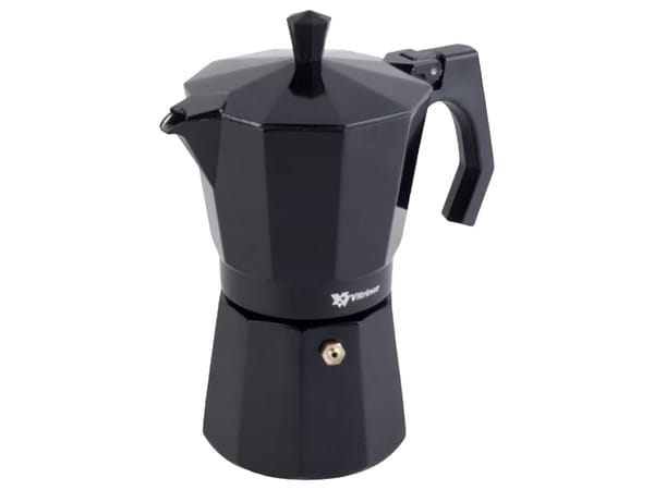 Фото - Кофеварка гейзерная Vitrinor BLACK 9 чашек (1224244)