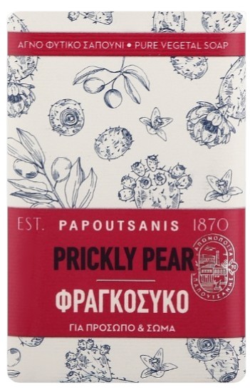 Твердое мыло Papoutsanis Prickly Pear 150 г (PPSSPR150)