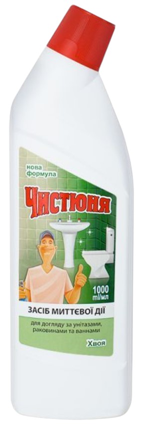 Засіб для чищення унітазу Чистюня 1 л Хвоя (4820168430244)