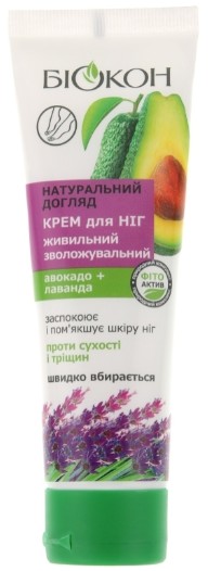 Фото - Крем для ніг Біокон Живильний зволожуючий 90 мл (4820160035621)