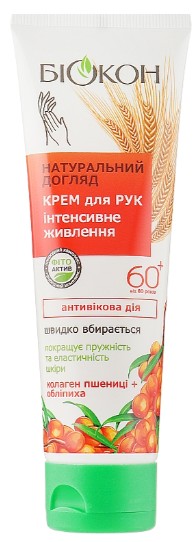 Крем для рук і нігтів Біокон Інтенсивне живлення 60+ 90 мл (4820160034525)