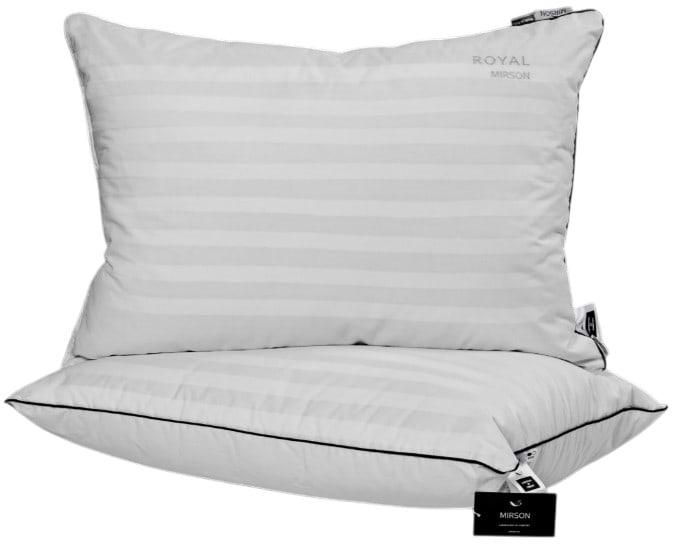 Подушка стандартна MirSon шовкова Hand Made Royal Pearl Natural 942 низька 60x60 (2200000557704)