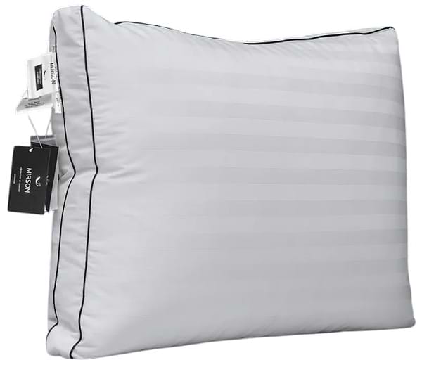 Фото - Подушка стандартна MirSon бавовняна 1503 Royal Pearl DeLuxe Висока 50х70 см (2200001541412)