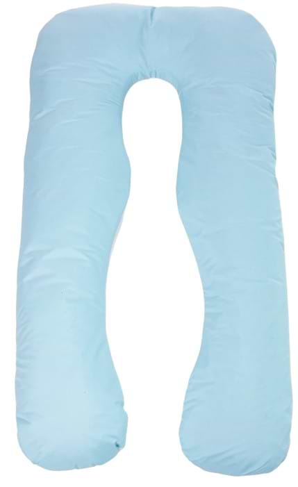 Подушка для майбутніх мам MirSon U-подібна № 8031 Eco Line White-Blue (2200006185062)