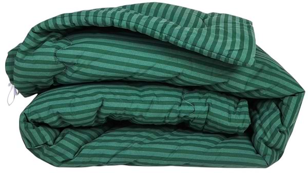 Фото - Ковдра літня полуторна MirSon антиалергенна №124 Сolor Fun Line 17-0612 Stripe Emerald Tencel 140х205 нав. 2 шт. (2200010853964)