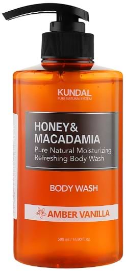 Гель для душу Kundal Honey&Macadamia Amber Vanilla 500 мл (8809568742061)