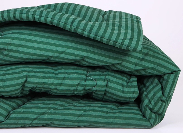 Фото - Ковдра дитяча демісезонна MirSon №131 Сolor Fun Line 17-0612 Stripe Emerald Bamboo 110х140 см +нав 2 шт. (2200010856903)