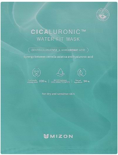 Маска для лица Mizon Cicaluronic Water Fit Mask 24 г (8809663752675)