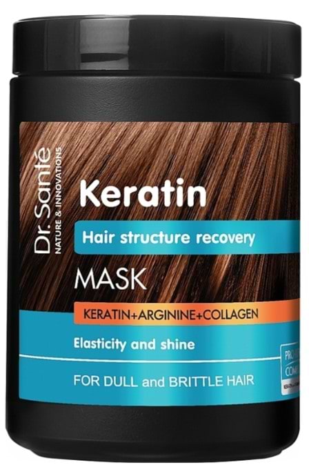 Маска для волос Dr. Sante Keratin 1 л (4823015935480)