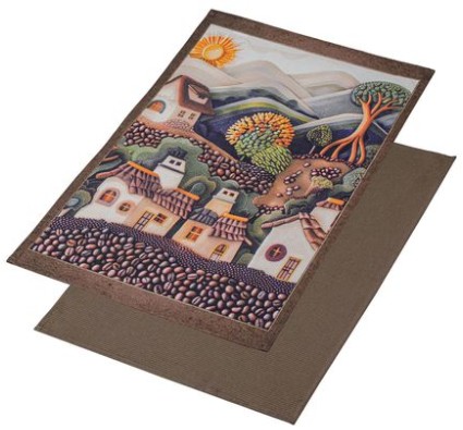 Фото - Набір рушників Home Line 40Х60 КАВОВА ДОЛИНА коричневий (196680)