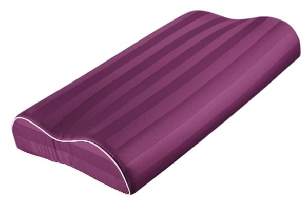 Фото - Подушка ортопедическая MirSon №6004 Noble stripe Peony 58х40х10.5 (2200003260854)