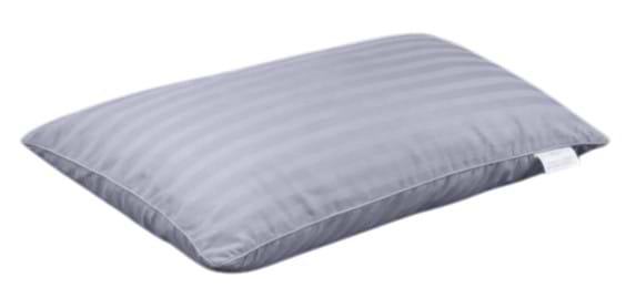Подушка ортопедична MirSon №4075 Satin Stripe 30-0010 Light Gray MEN (2200006422860)