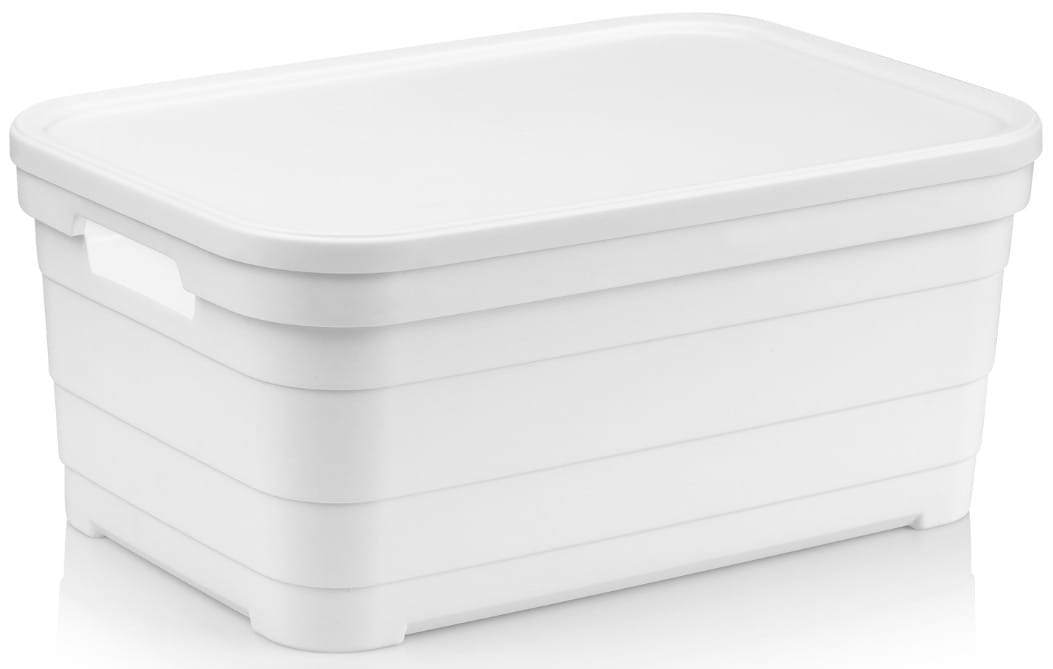 Корзина для зберігання Idea Home Pyramid White з/кр. 36x24x16.5 см (00643 White) - Фото 1