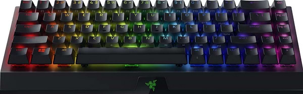 Фото - Клавиатура беспроводная игровая Razer BlackWidow V3 Mini Hyperspeed Green Switch RU (RZ03-03891600-R3R1)