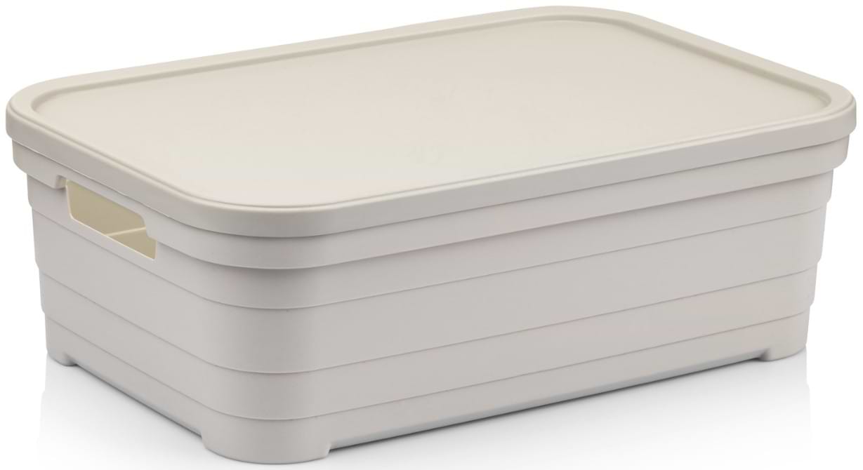 Корзина для зберігання Idea Home Pyramid Bej з/кр. 36x24x12.5 см (00642 Bej) - Фото 1