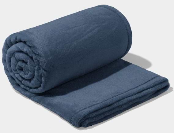 Фото - Плед полуторний Lelit 150х200 сіро-синій (1203047)