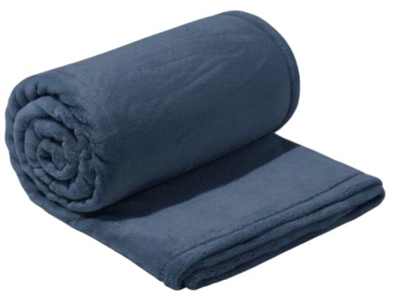 Купити Плед полуторний Lelit 150х200 сіро-синій (1203047) - Фото 1 Плед полуторний Lelit 150х200 сіро-синій (1203047) - Фото 1