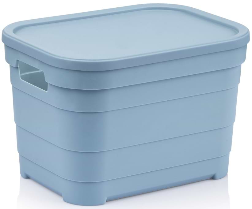 Купити Корзина для зберігання Idea Home Pyramid Blue з/кр. 24x18x16.5 см (00639 Blue) - Фото 1 Корзина для зберігання Idea Home Pyramid Blue з/кр. 24x18x16.5 см (00639 Blue) - Фото 1