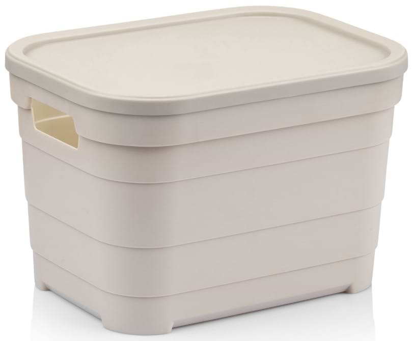 Купити Корзина для зберігання Idea Home Pyramid Bej з/кр. 24x18x16.5 см (00639 Bej) - Фото 1 Корзина для зберігання Idea Home Pyramid Bej з/кр. 24x18x16.5 см (00639 Bej) - Фото 1