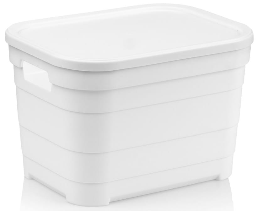 Корзина для хранения Idea Home Pyramid White с/кр. 24x18x16.5 см (00639 White) - Фото 1