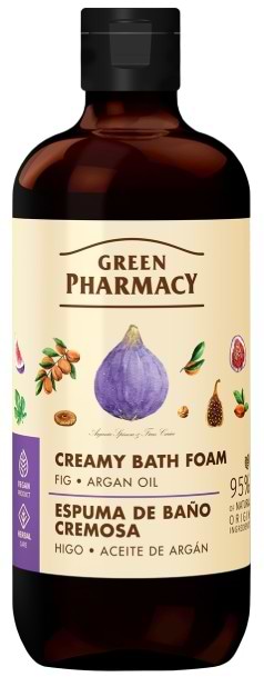 Пена для ванны Green Pharmacy Инжир и аргановое масло 500 мл (4823015945717)