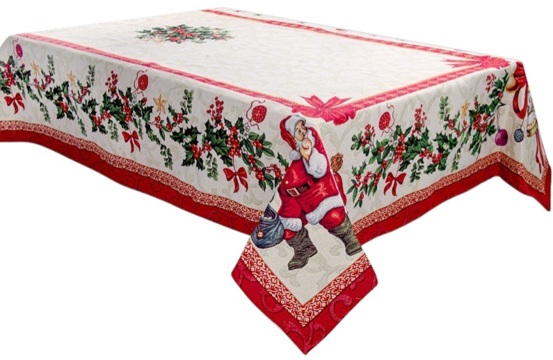 Скатертина квадратна Lefard гобеленовая Loop 100x100 см (732-226)