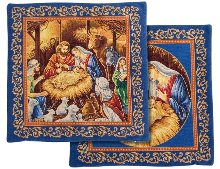 Наволочка Lefard гобеленова sagrada familia lurex двостороння 45х45 см (732-333)