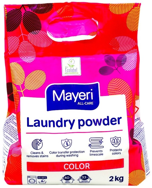 Фото - Стиральный порошок Mayeri для цветных вещей 2 кг (MLPCC2000)