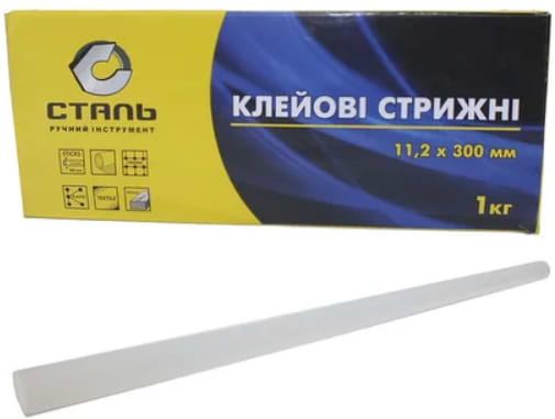 Стрижень для клейового пістолета Сталь 11.2х300 мм (80170)