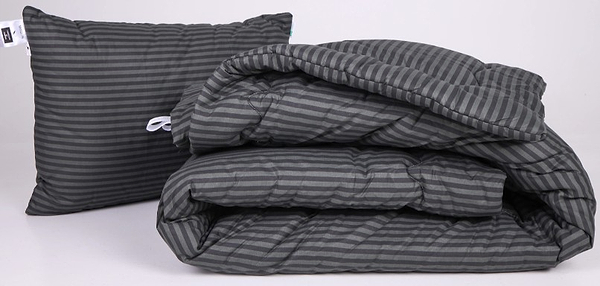 Фото - Ковдра дитяча зима MirSon антиалергенна №150 Сolor Fun Line 17-0611 Stripe Black Thinsulate 110х140 + нав. 2 шт. (2200010851038)