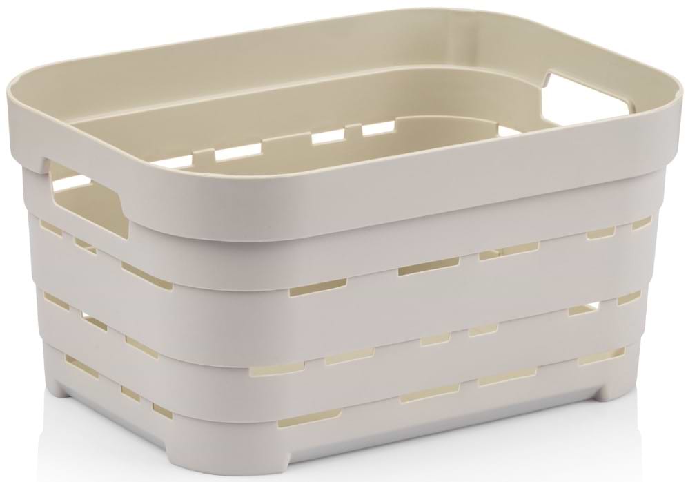 Корзина для зберігання Idea Home Pyramid Bej б/кр. 24x17,5x12 см (00611 Bej) - Фото 1