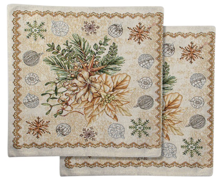 Наволочка Lefard гобеленова Tinsel Lurex 47х47см (715-386)