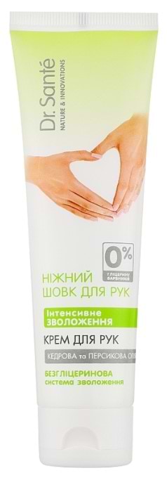 Фото - Крем для рук и ногтей Dr. Sante Нежный шелк 90 мл интенсивное увлажнение (4823015923425)