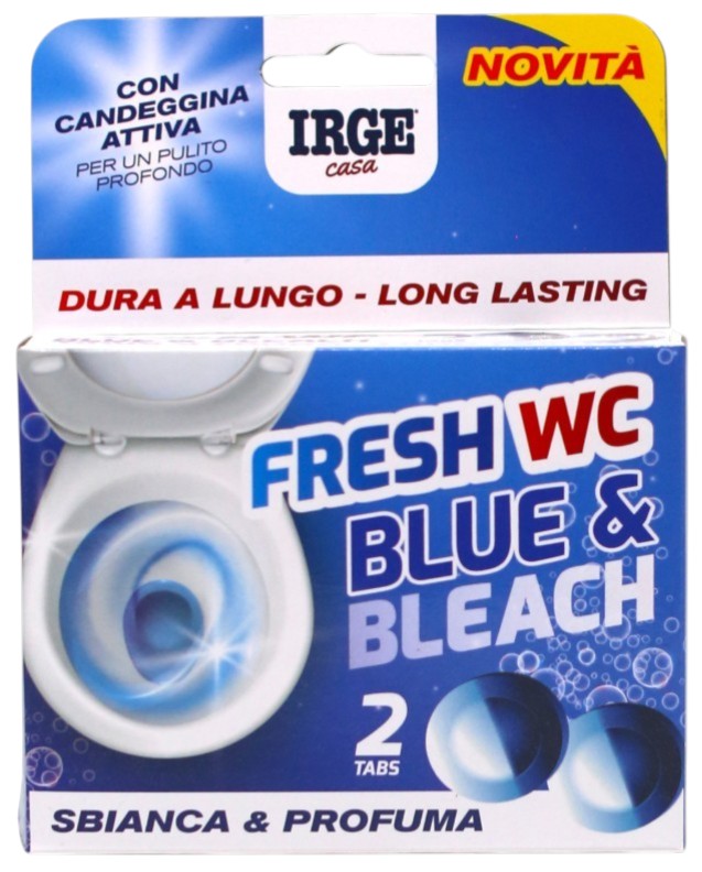 Туалетний блок IRGE 2в1 Blue з відбілювачем 2 шт. (DEO7000A)