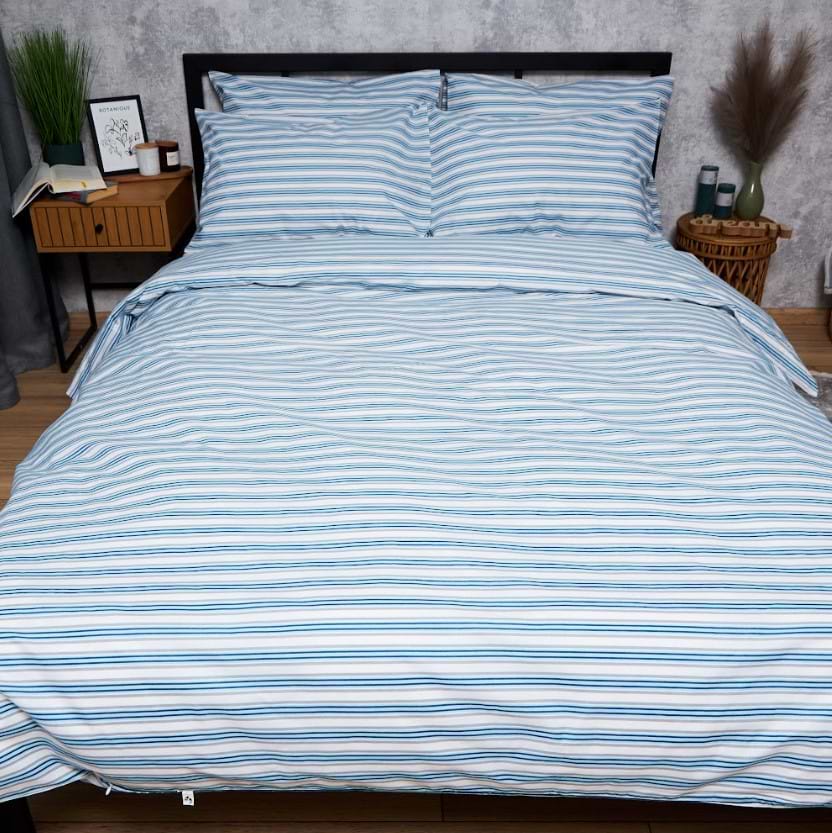 Комплект постельного белья Moon&Star Бязь Gold Люкс Calm Waters 175х210 нав. 2х40х60 (MS-820006130)