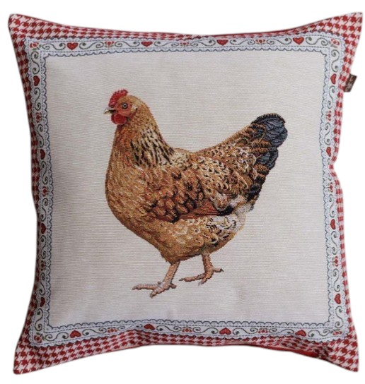 Наволочка Прованс Декоративна гобеленова Добробут ряба 45х45 см (044436)