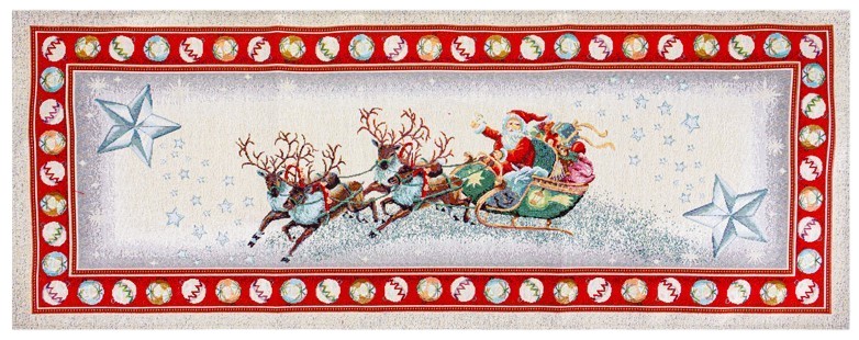 Скатерть раннер Lefard гобеленовый с люрексом Estrellas 47х140 см (716-159)