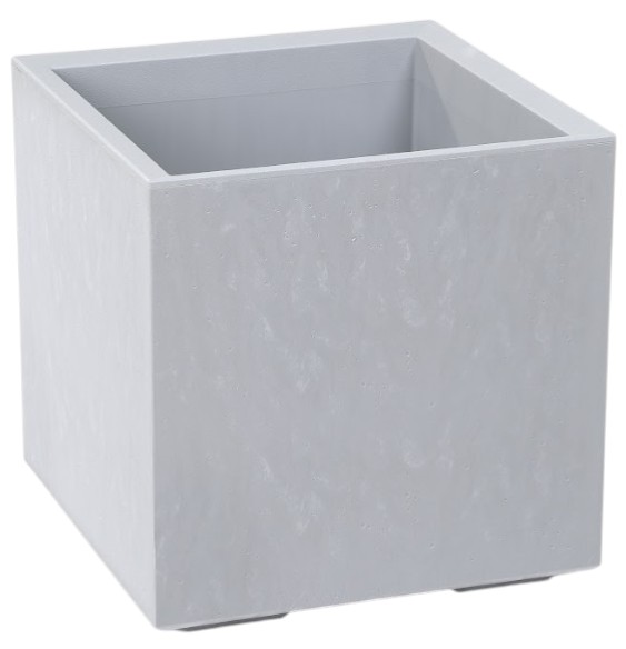 Вазон Lamela KARO 40х40х40 см сірий (9709359)