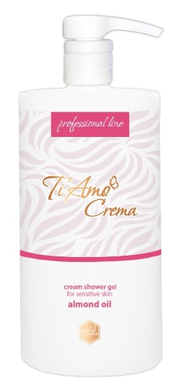 Гель для душу Ti Amo Crema Живильний. Мигдалева олія 750 мл (4820263235430)