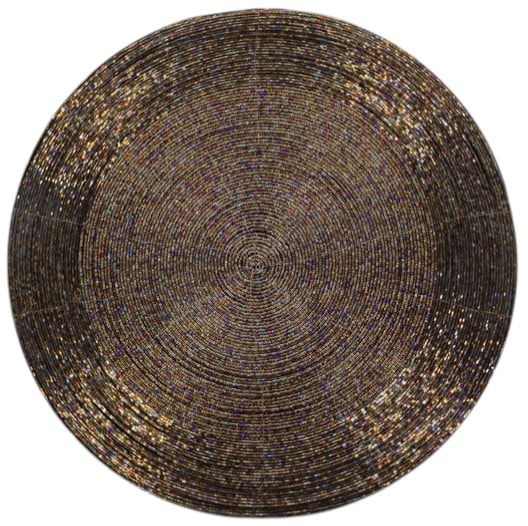 Фото - Серветка для сервірування Lefard 35 см сіро-чорний (877-094)