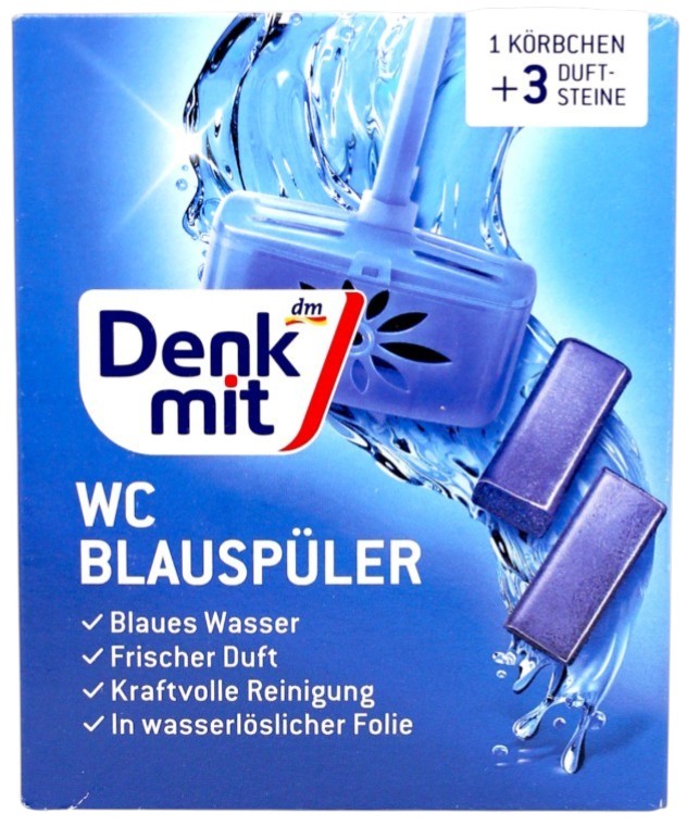 Туалетний блок Denkmit Blue 3 шт. (DWCBB3)
