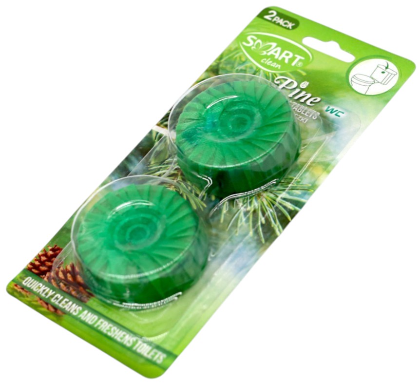 Туалетний блок
Smart Clean Диски для зливного бачка Сосна 2шт. (SCWCCTP2)
