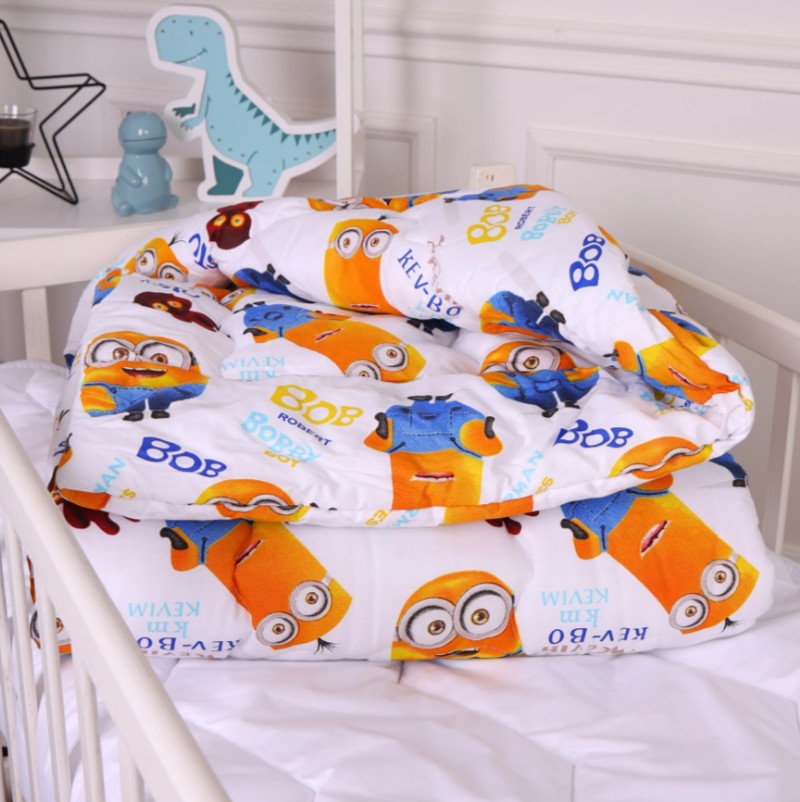 Ковдра дитяча зима MirSon антиалергенна Kids Time 20-0036 Minions 110х140 см EcoSilk (2200009663925)