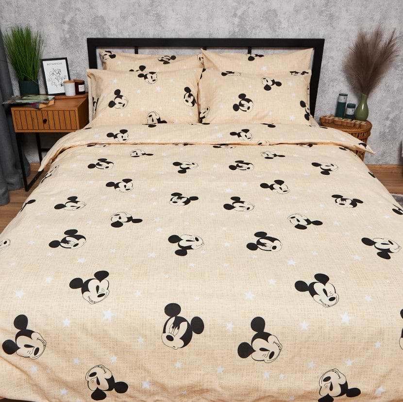 Комплект постельного белья Moon&Star Бязь Gold Люкс Mickey Mouseі 175х210 нав. 2х50х70 (MS-820006481)