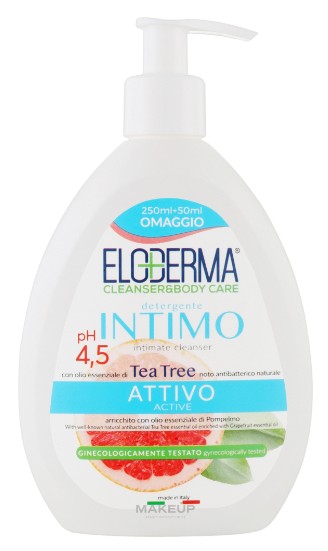 Фото - Мило для інтимної гігієни Eloderma Active 300 мл (ECSICA300)