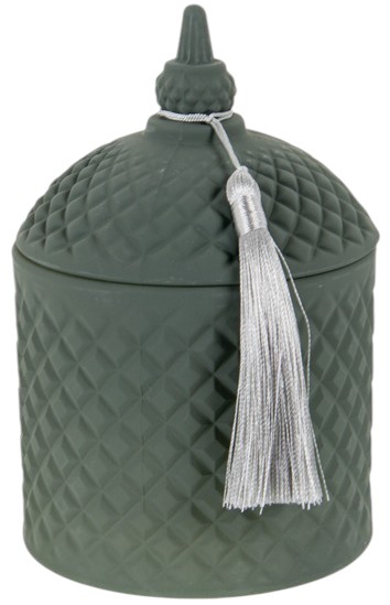 Свічка скло Lefard Парфумована Bergamot Pomelo 9,5х9,5х15 см (818-010)