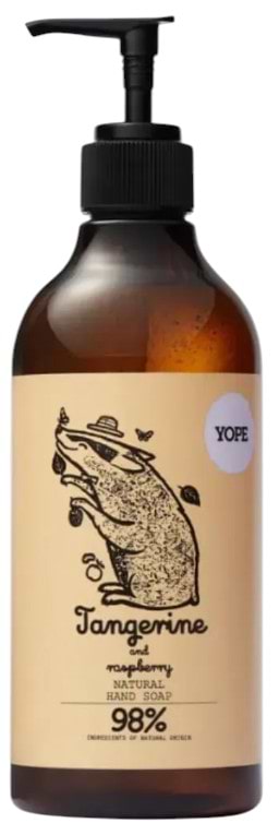 Жидкое мыло для рук Yope Hand Soap TANGERINE&RASPBERRY 500 мл (5900168903494)